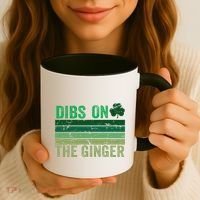 Dibs On The Ginger St PatrickS Shamrock Women Coffee Mug thumb 3