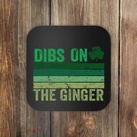 Dibs On The Ginger St PatrickS Shamrock Women Coaster thumb 0