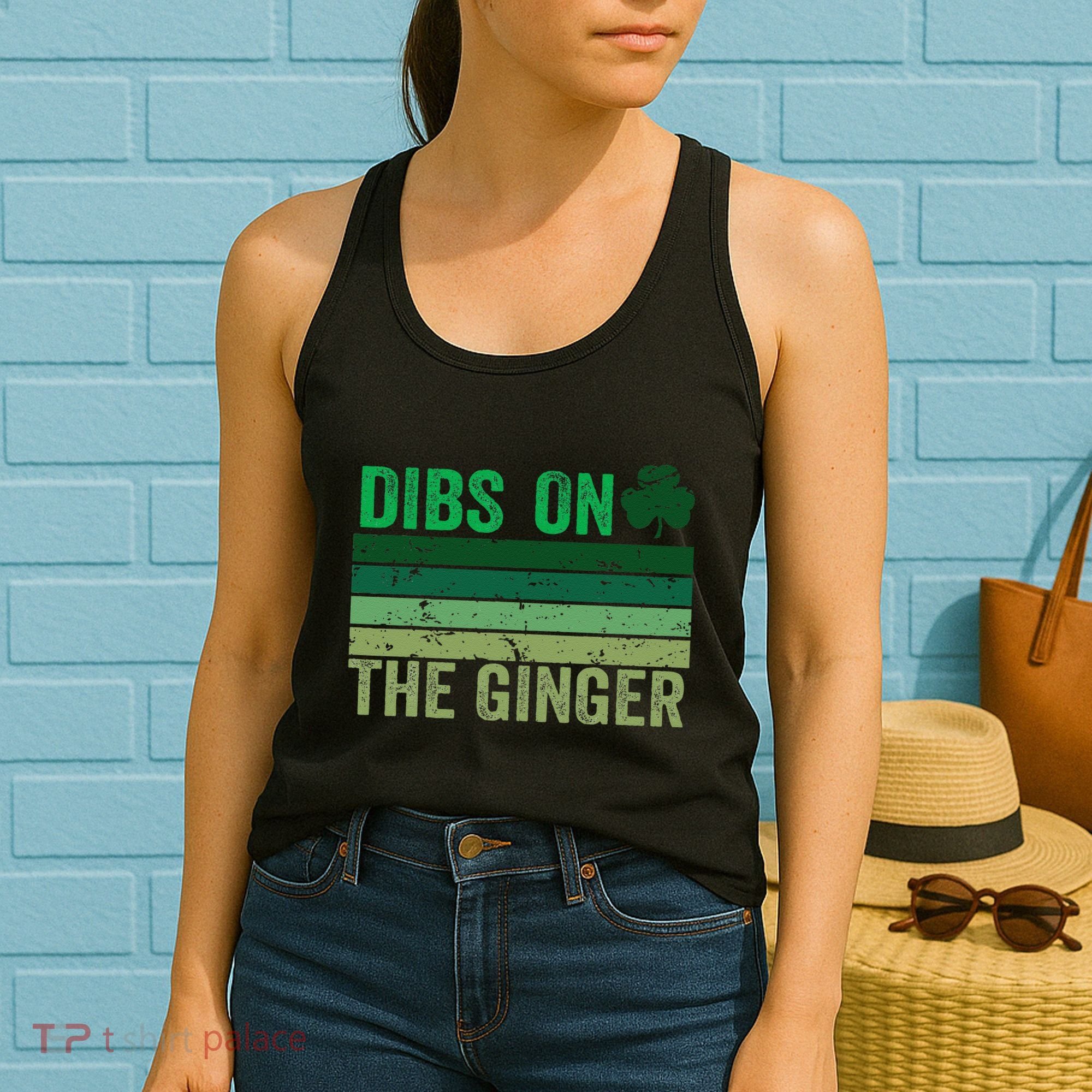 Dibs On The Ginger St PatrickS Shamrock Women Women's Tank Top