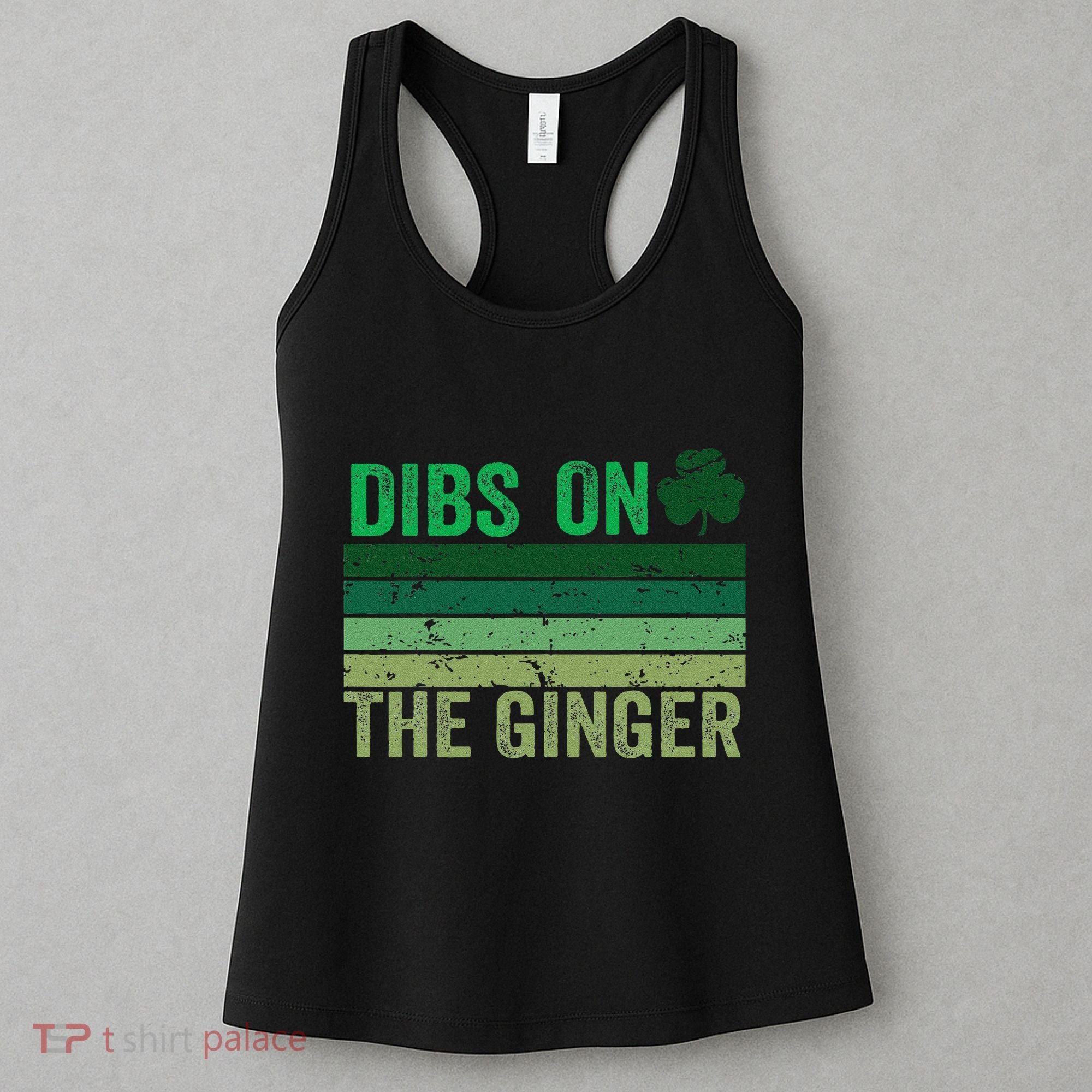 Dibs On The Ginger St PatrickS Shamrock Women Women's Tank Top