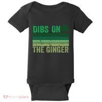 Dibs On The Ginger St PatrickS Shamrock Women Baby Bodysuit thumb 0