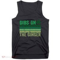 Dibs On The Ginger St PatrickS Shamrock Women Tank Top thumb 0