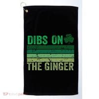 Dibs On The Ginger St PatrickS Shamrock Women Golf Towel thumb 0