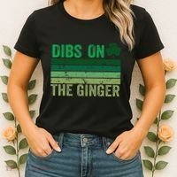 Dibs On The Ginger St PatrickS Shamrock Women Women's T-Shirt thumb 2