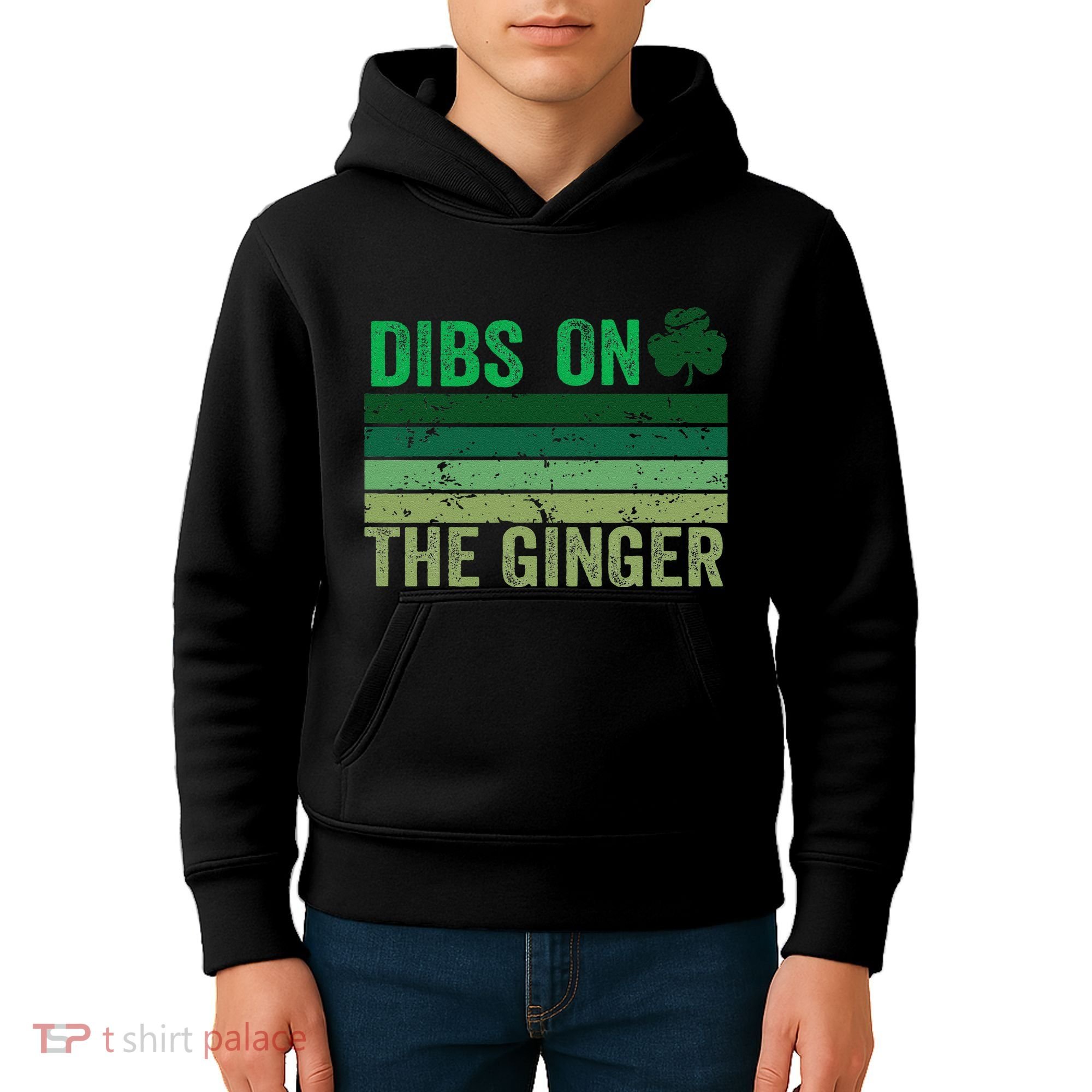 Dibs On The Ginger St PatrickS Shamrock Women Kids Hoodie