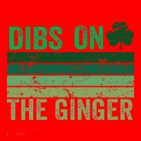 Dibs On The Ginger St PatrickS Shamrock Women Santa Hat thumb 1