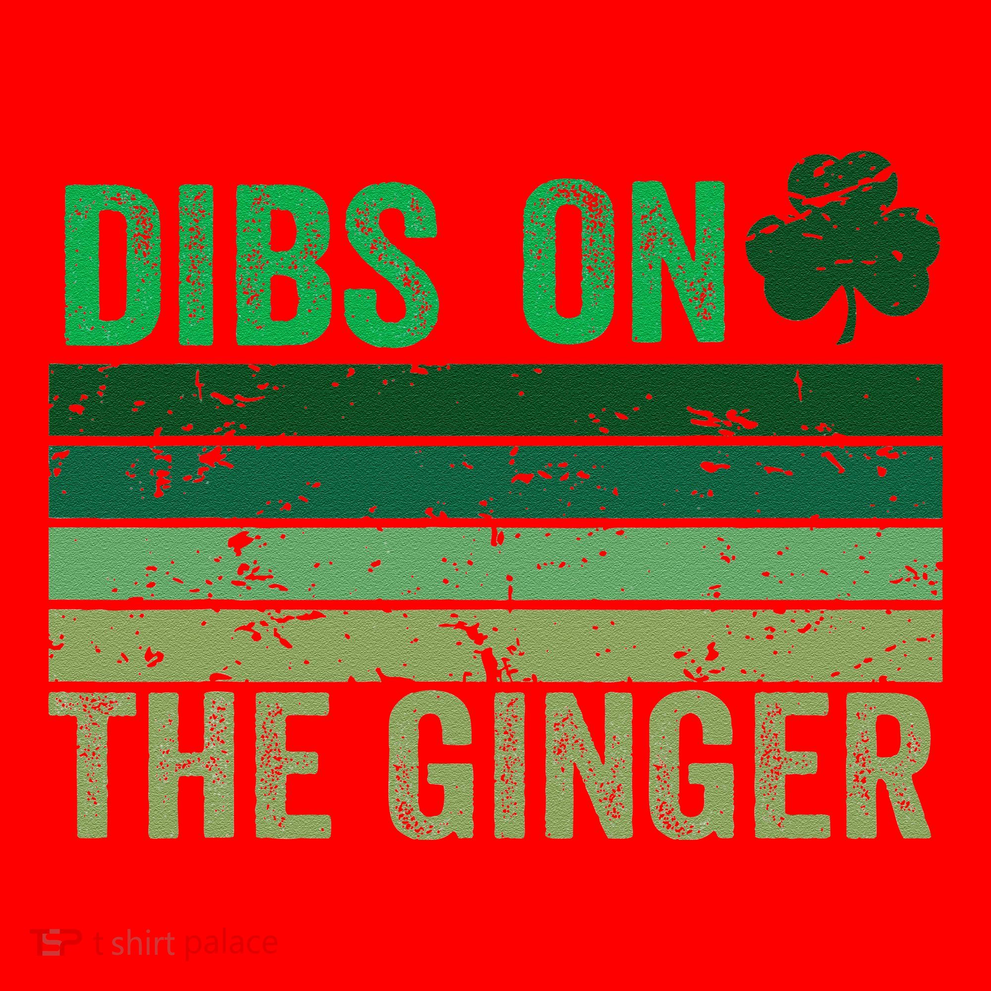 Dibs On The Ginger St PatrickS Shamrock Women Santa Hat