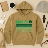 Dibs On The Ginger St PatrickS Shamrock Women Hoodie thumb 3