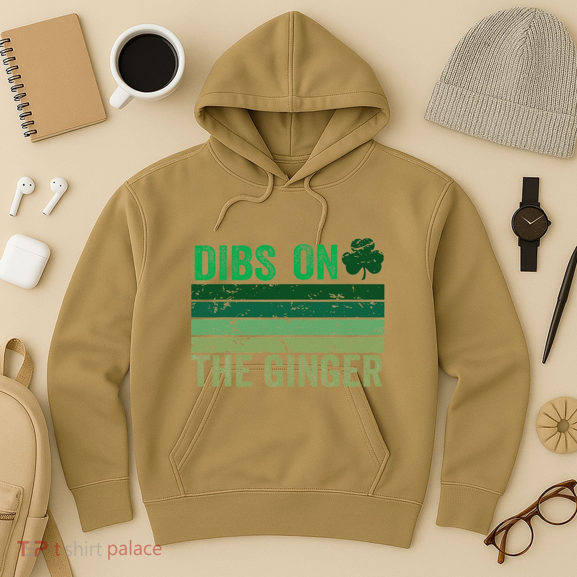 Dibs On The Ginger St PatrickS Shamrock Women Hoodie