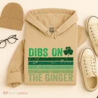 Dibs On The Ginger St PatrickS Shamrock Women Hoodie thumb 4
