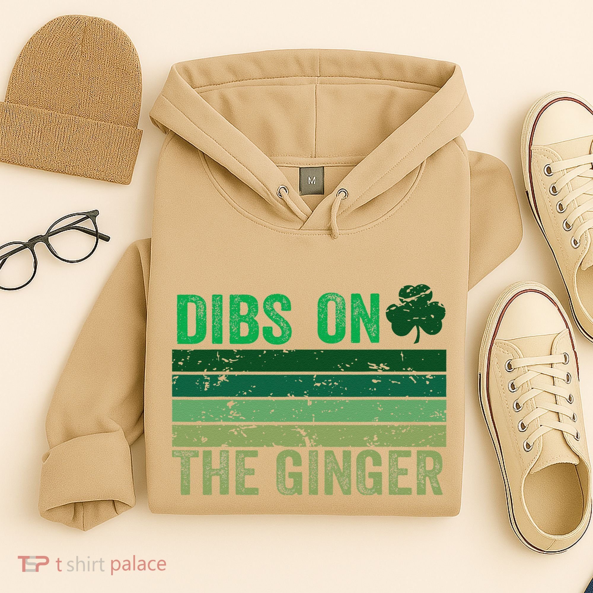 Dibs On The Ginger St PatrickS Shamrock Women Hoodie