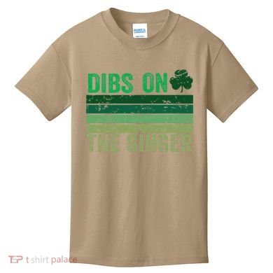 Dibs On The Ginger St PatrickS Shamrock Women Kids T-Shirt
