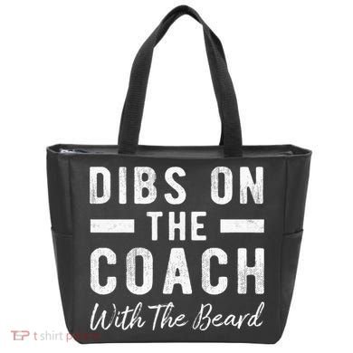 Dibs On The Coach With The Beard Coachs Wife Gift Tote Bag