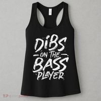Dibs On The Bass Player Guitar funny Musician Women's Tank Top thumb 3