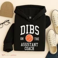 Dibs On The Assistant Coach Basketball Wife Girlfriend Hoodie thumb 4