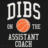 Dibs On The Assistant Coach Basketball Wife Girlfriend Long Sleeve Shirt thumb 2
