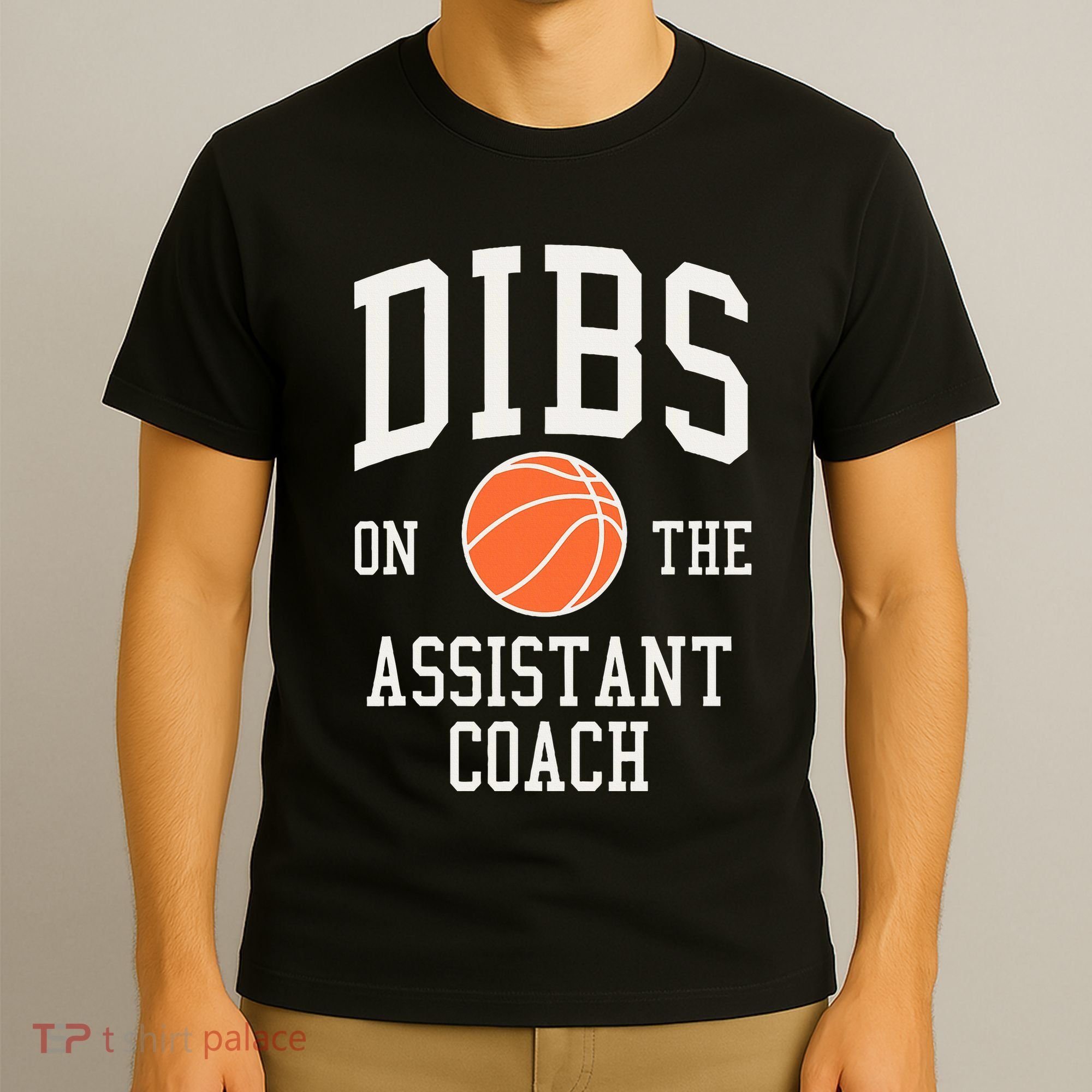 Dibs On The Assistant Coach Basketball Wife Girlfriend T-Shirt