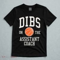 Dibs On The Assistant Coach Basketball Wife Girlfriend T-Shirt thumb 5