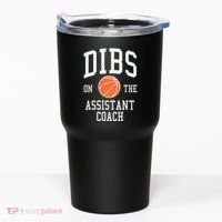 Dibs On The Assistant Coach Basketball Wife Girlfriend Tumbler thumb 0