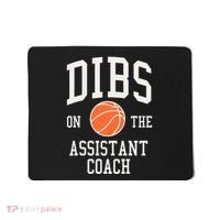 Dibs On The Assistant Coach Basketball Wife Girlfriend Mousepad thumb 0