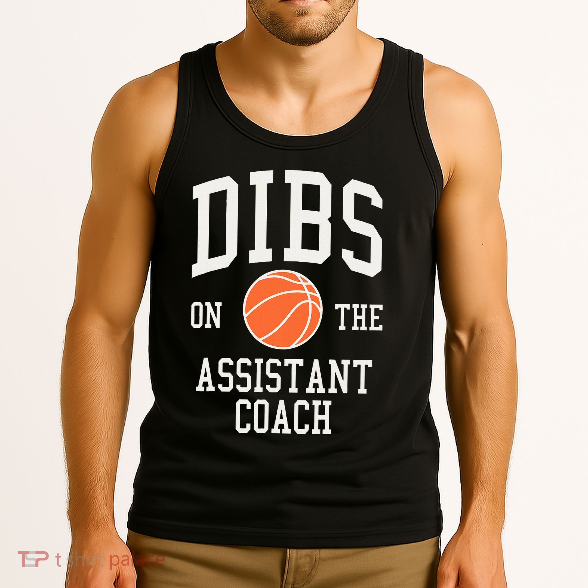 Dibs On The Assistant Coach Basketball Wife Girlfriend Tank Top