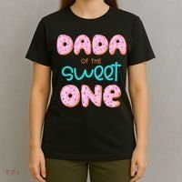 Dada of The Sweet One First Birthday Matching Family Donut T-Shirt thumb 4