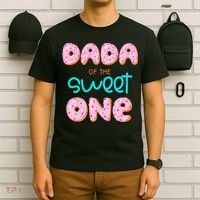 Dada of The Sweet One First Birthday Matching Family Donut T-Shirt thumb 6