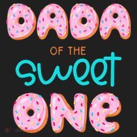 Dada of The Sweet One First Birthday Matching Family Donut Beanie thumb 2