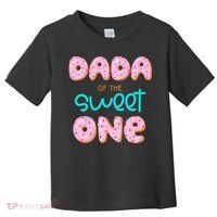 Dada of The Sweet One First Birthday Matching Family Donut Toddler T-Shirt thumb 0