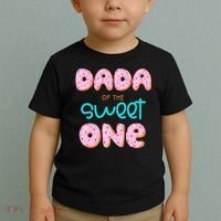 Dada of The Sweet One First Birthday Matching Family Donut Toddler T-Shirt thumb 2