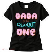 Dada of The Sweet One First Birthday Matching Family Donut Women's T-Shirt thumb 0