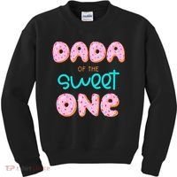 Dada of The Sweet One First Birthday Matching Family Donut Kids Sweatshirt thumb 0