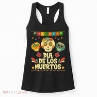 Day Of The Dead Dia De Los Muertos Sugar Skulls Women's Tank Top thumb 0