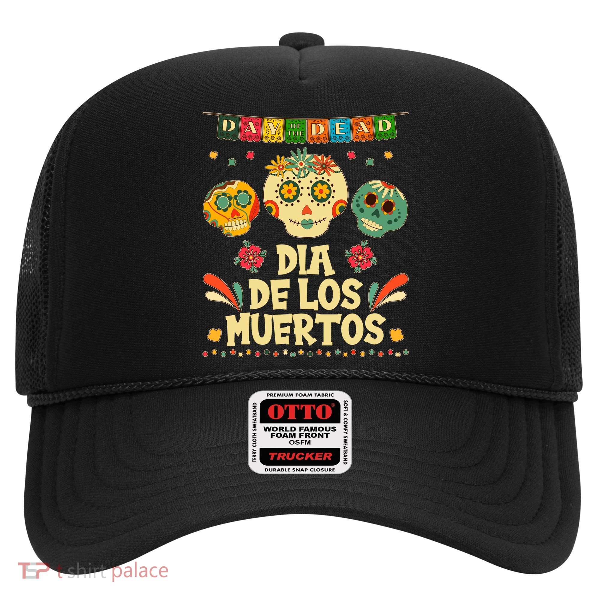 Day Of The Dead Dia De Los Muertos Sugar Skulls Hat