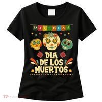 Day Of The Dead Dia De Los Muertos Sugar Skulls Women's T-Shirt thumb 0