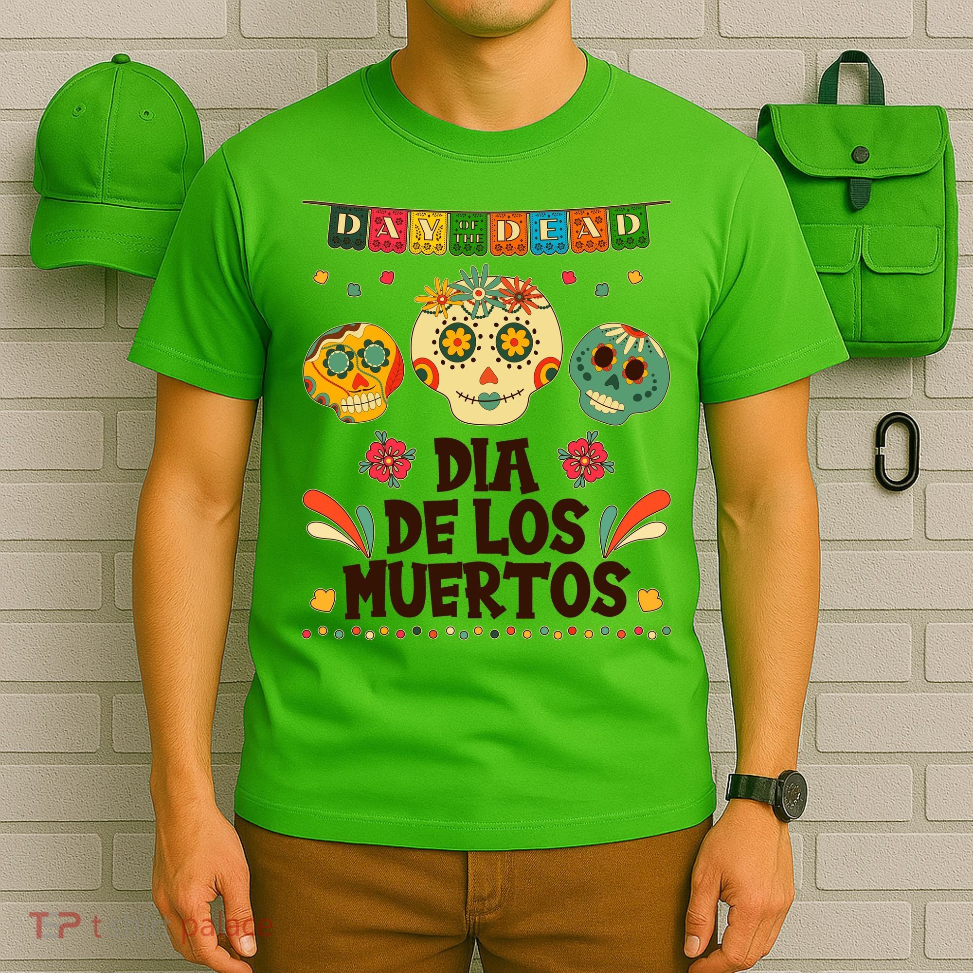 Day Of The Dead Dia De Los Muertos Sugar Skulls T-Shirt