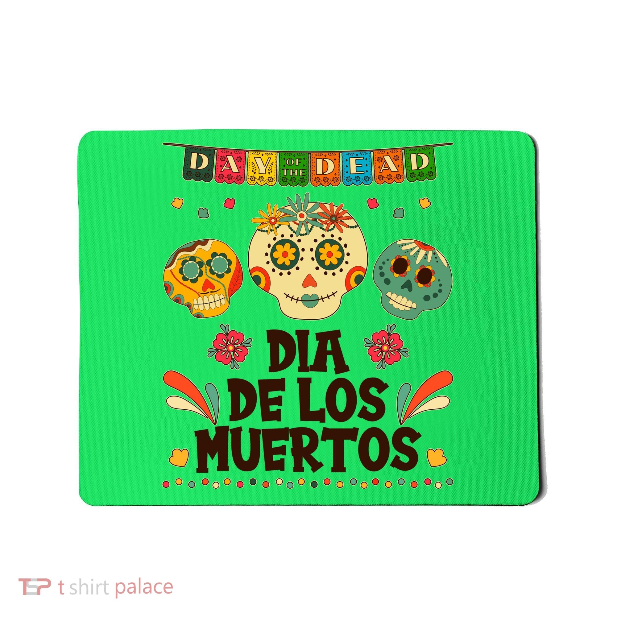 Day Of The Dead Dia De Los Muertos Sugar Skulls Mousepad
