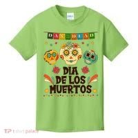Day Of The Dead Dia De Los Muertos Sugar Skulls Kids T-Shirt thumb 0