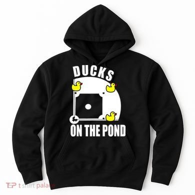 Ducks on the Pond Baseball funny sports Player Hoodie