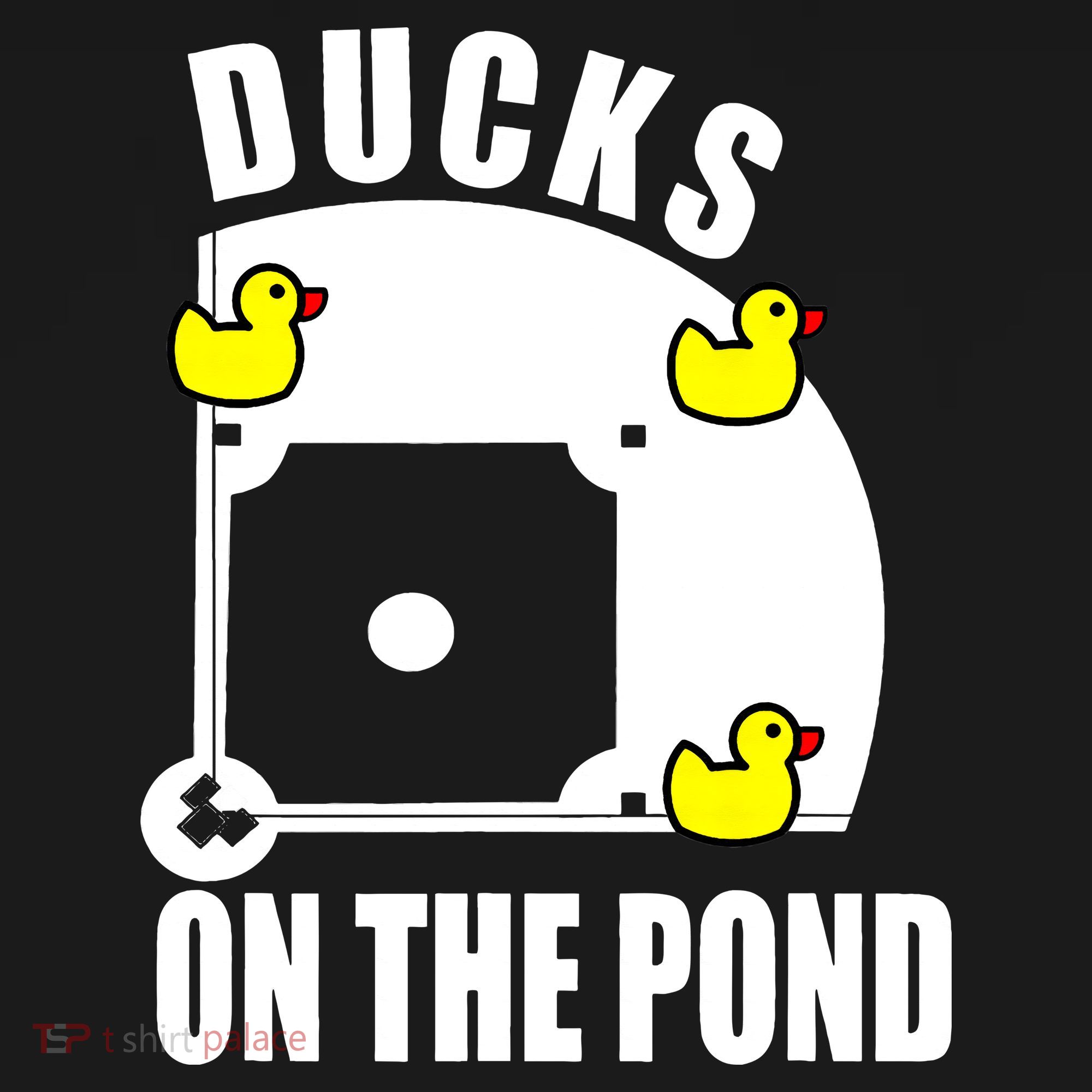 Ducks on the Pond Baseball funny sports Player Hoodie