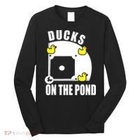 Ducks on the Pond Baseball funny sports Player Long Sleeve Shirt thumb 0