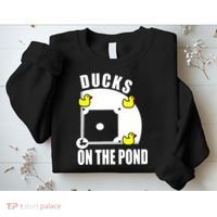 Ducks on the Pond Baseball funny sports Player Sweatshirt thumb 2