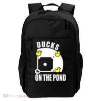 Ducks on the Pond Baseball funny sports Player Backpack thumb 0