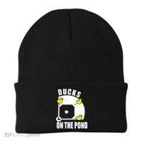 Ducks on the Pond Baseball funny sports Player Beanie thumb 0