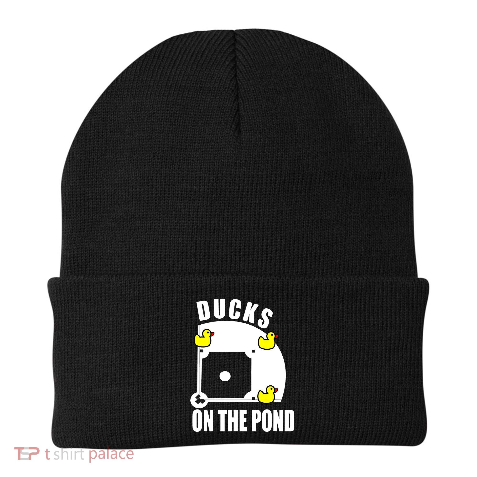 Ducks on the Pond Baseball funny sports Player Beanie