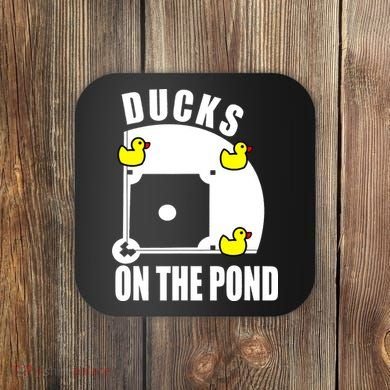 Ducks on the Pond Baseball funny sports Player Coaster