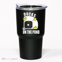 Ducks on the Pond Baseball funny sports Player Tumbler thumb 0