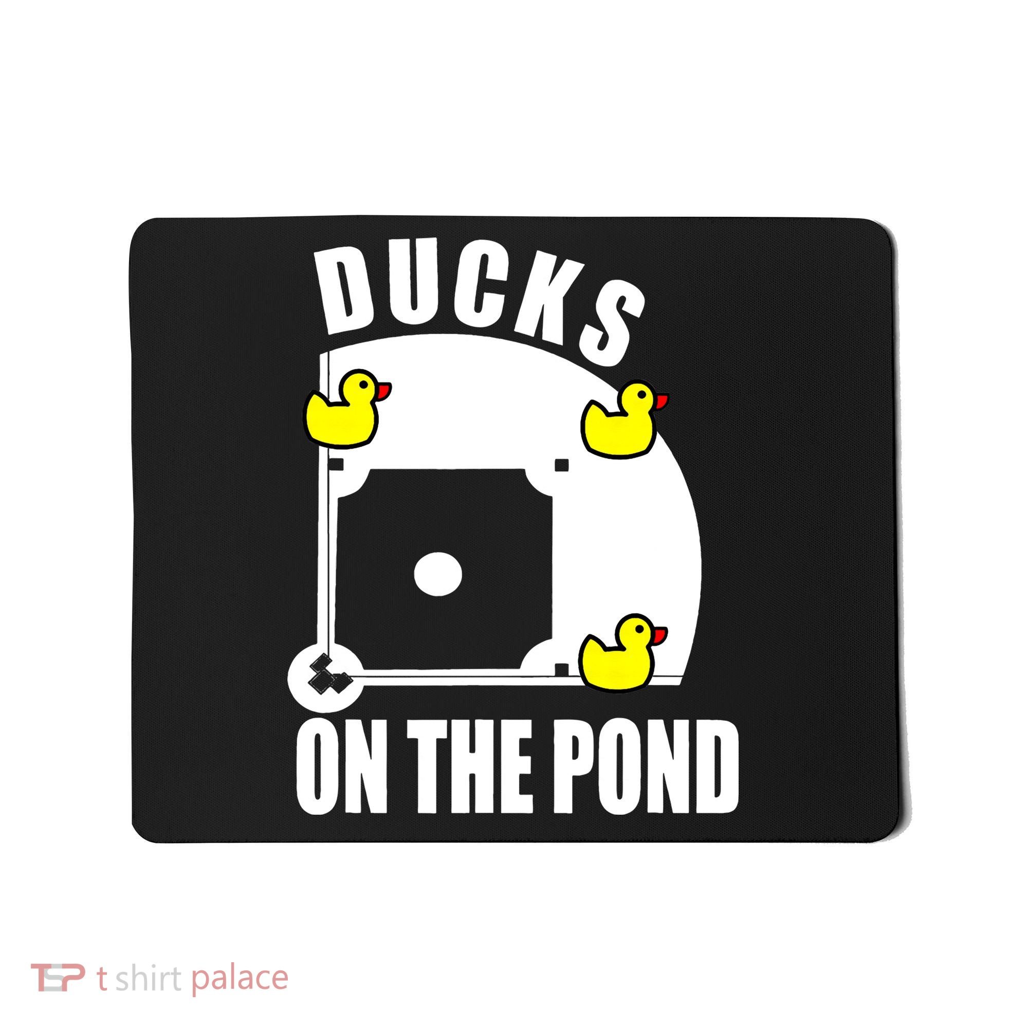 Ducks on the Pond Baseball funny sports Player Mousepad