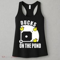 Ducks on the Pond Baseball funny sports Player Women's Tank Top thumb 3