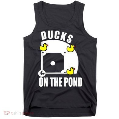 Ducks on the Pond Baseball funny sports Player Tank Top